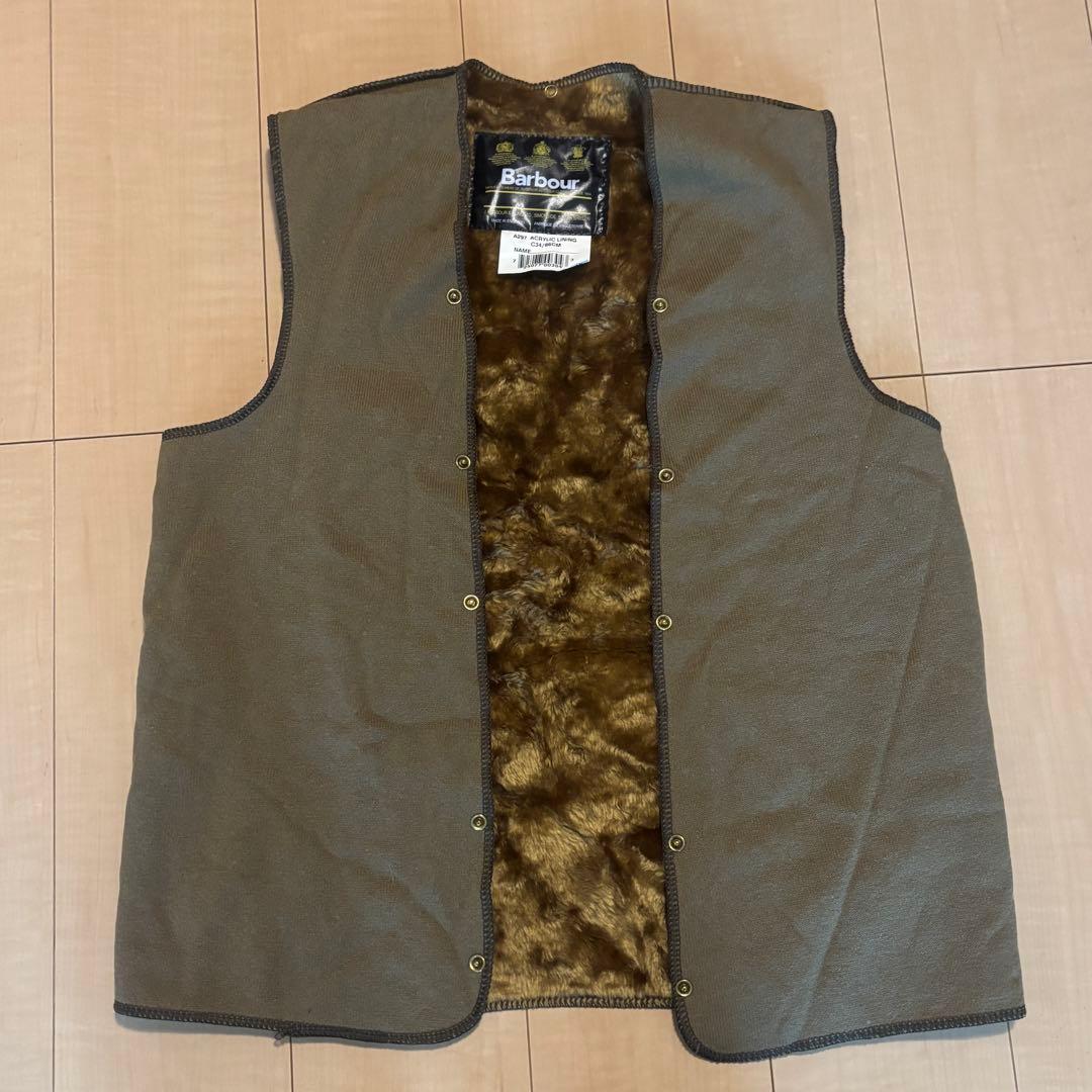 【90s】 希少サイズ Barbour バブアー ライナー ベスト C34