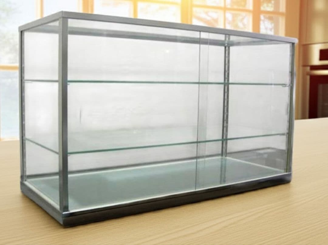 【未使用】ガラス ディスプレイケース　ショーケース
