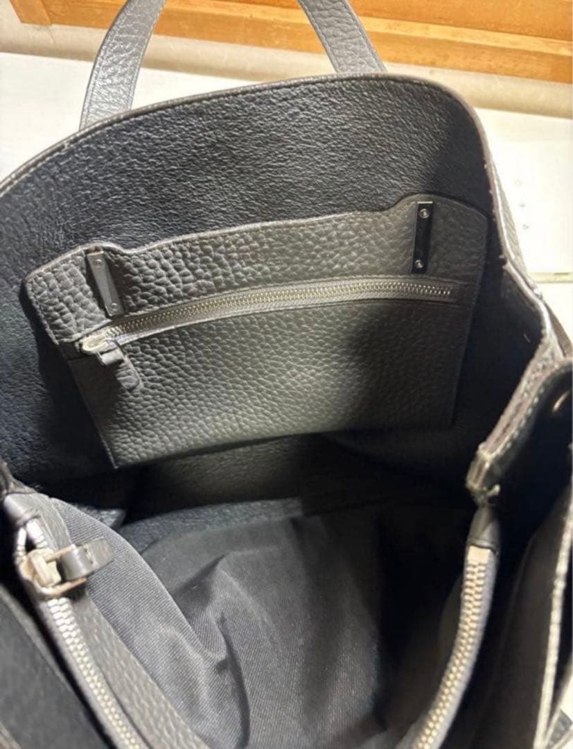 FURLAダークブラウン トートバッグ