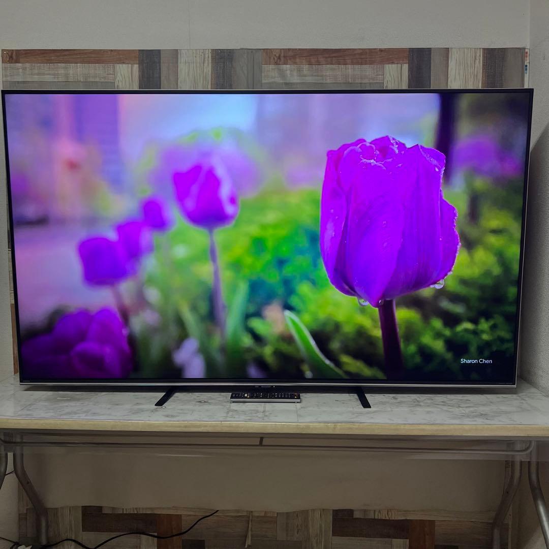 即日受渡❣️全国送料込シャープ70型4K液晶テレビ　ユーチューブ、ネトフリ視聴可