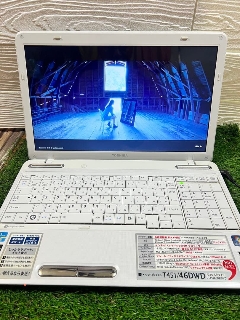その他ノートPC本体 TOSHIBA dynabook T451/46DWD core i5