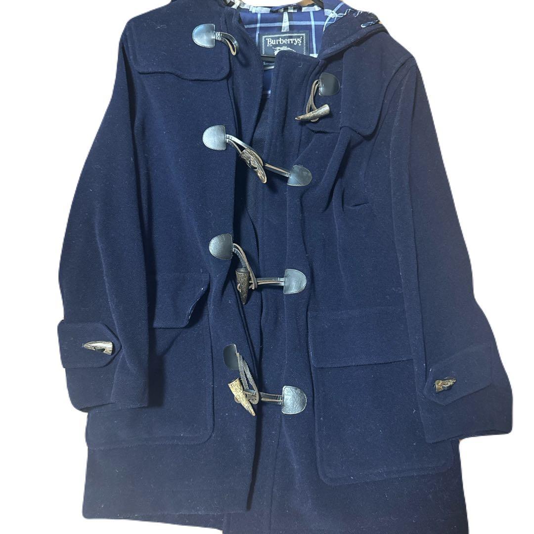 Burberry ネイビー ダッフルコー バーバリー