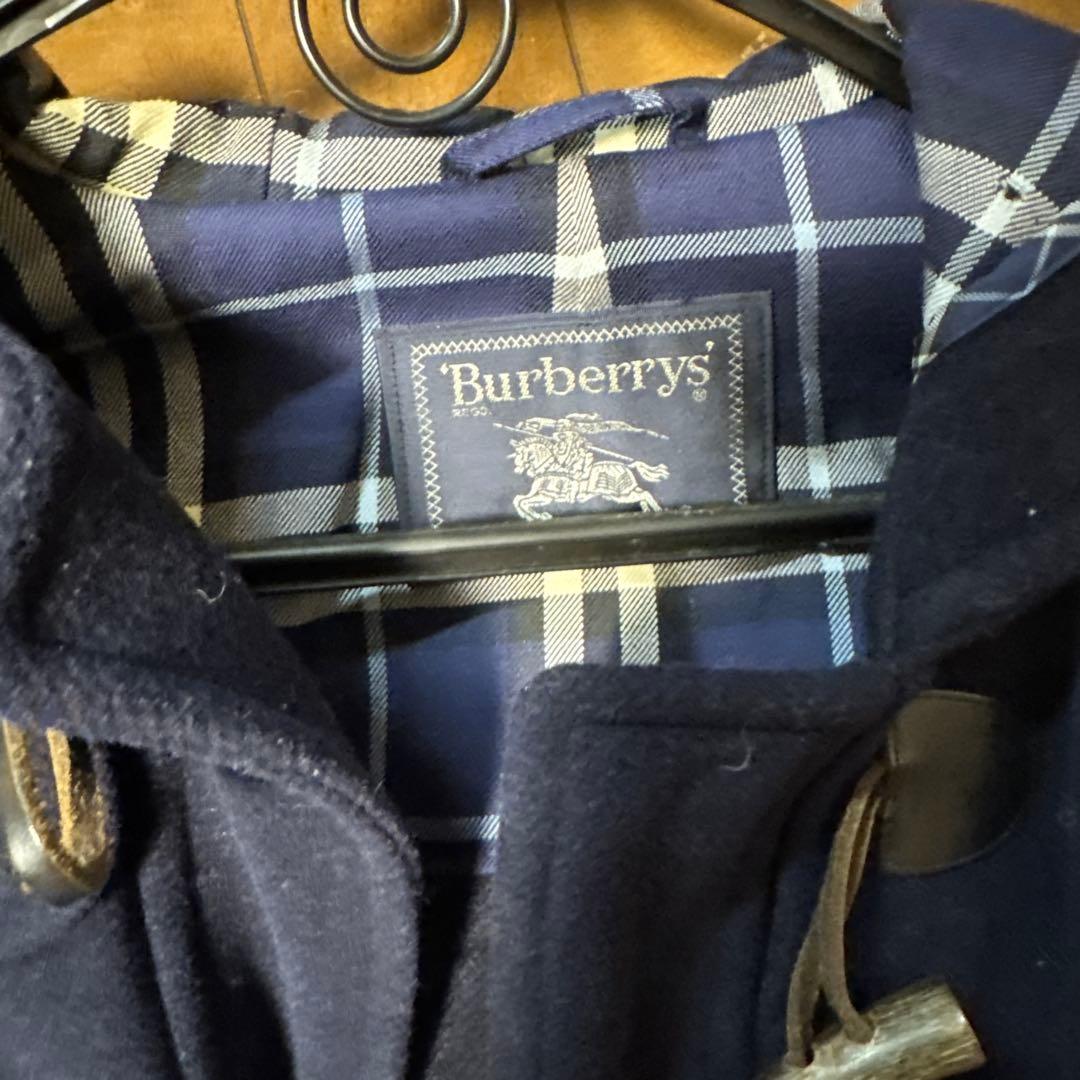 Burberry ネイビー ダッフルコー バーバリー