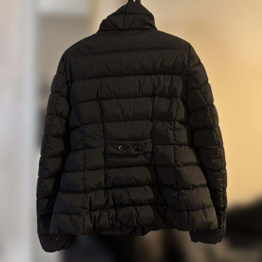 モンクレール FRAISE ダウンジャケット ペプラム ショート 黒 1