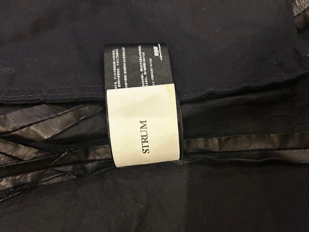 STURM ブラック レザージャケット シングルライダース