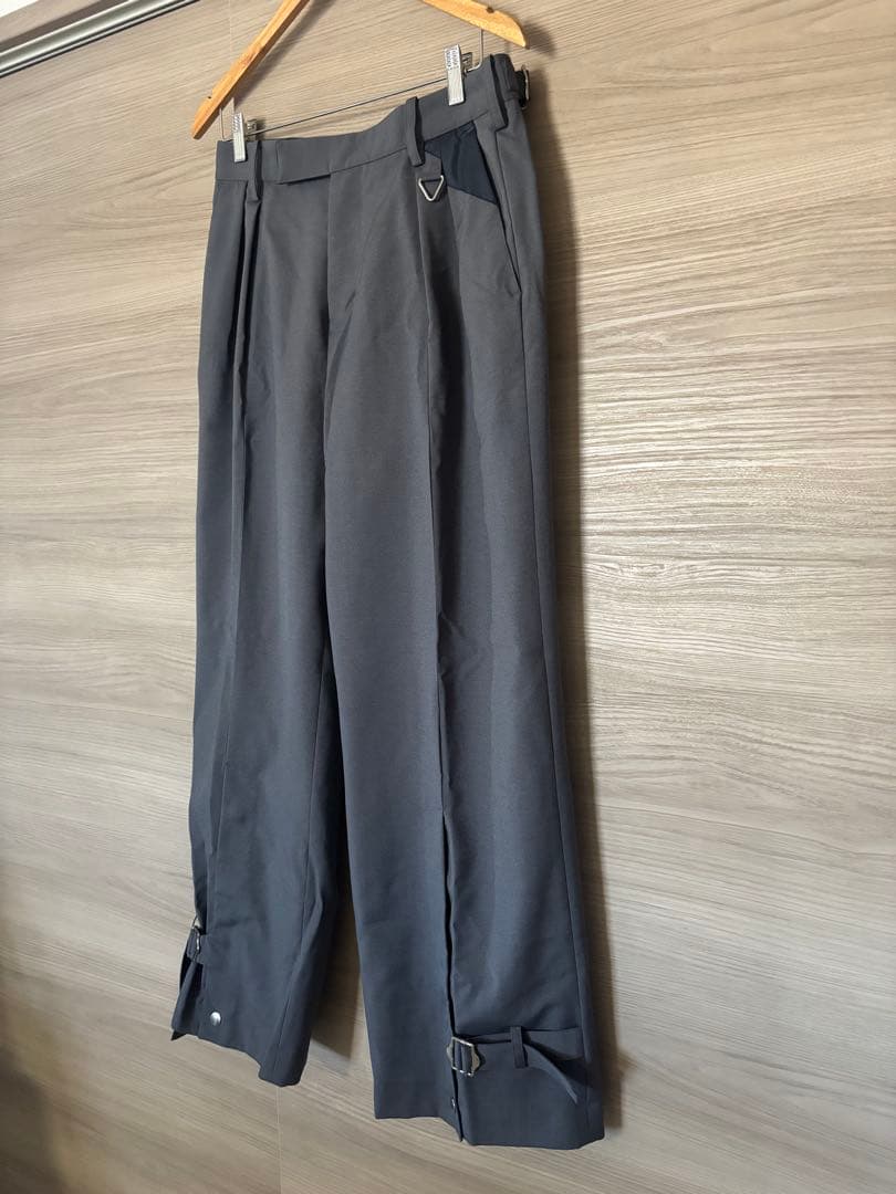 Tamme タム　パンツ　グレー　ワイド