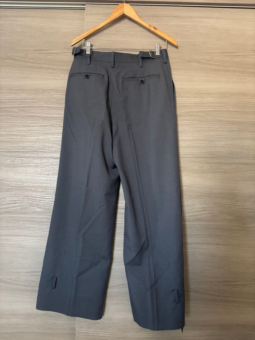 Tamme タム　パンツ　グレー　ワイド