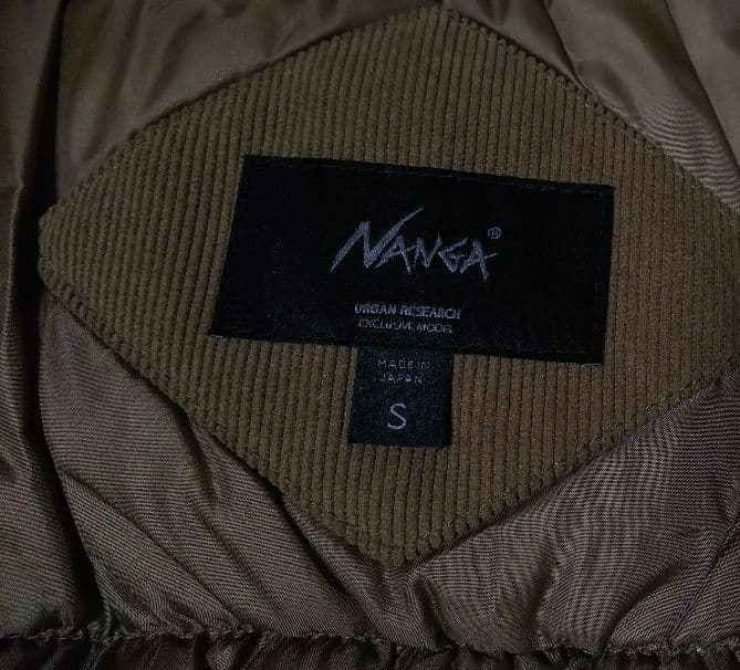 【美品】NANGAナンガオーロラダウンジャケット日本製Sサイズ