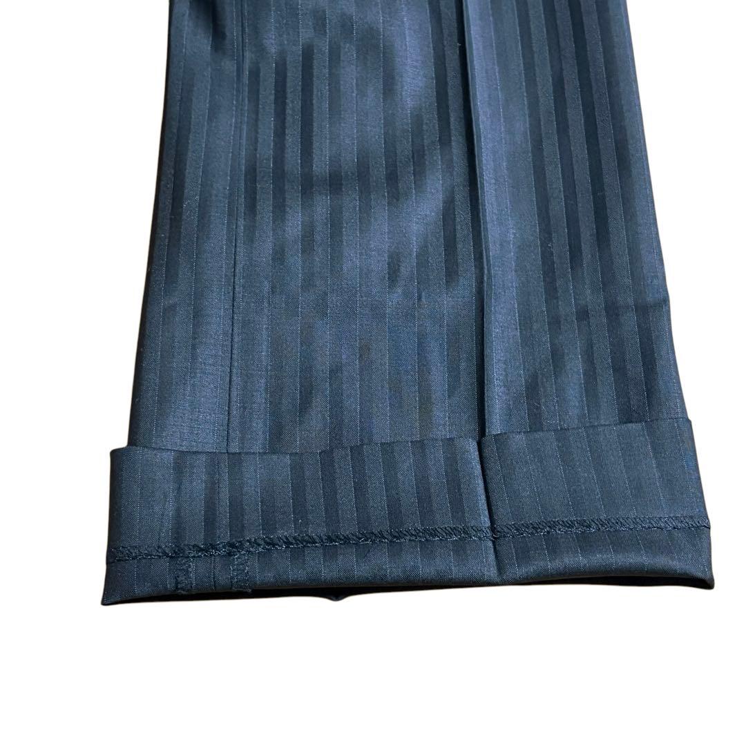 アイシービー☆パンツスーツ　ストライプ　テーラードジャケット　42 大きいサイズ