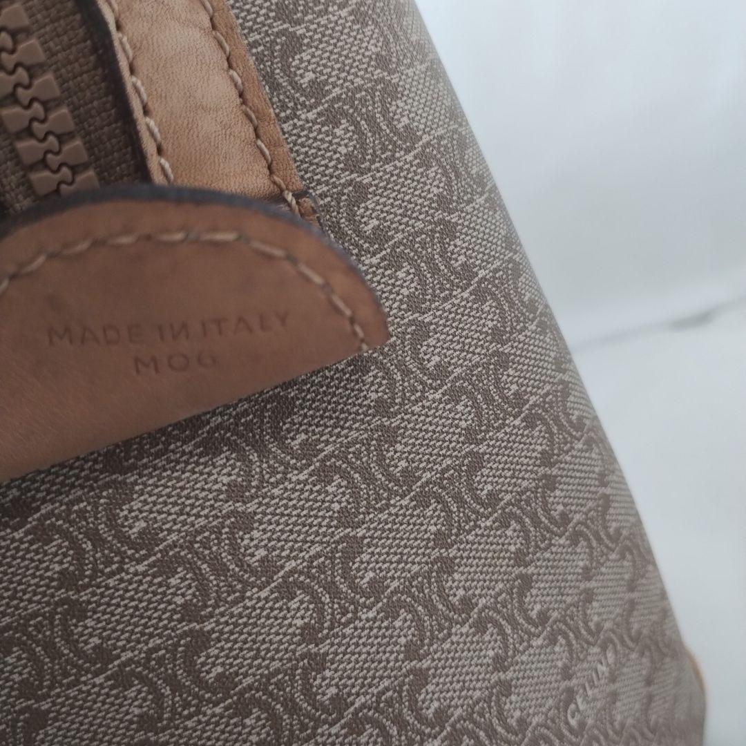 CELINE セリーヌ ミニボストン ハンドバッグ マカダム柄