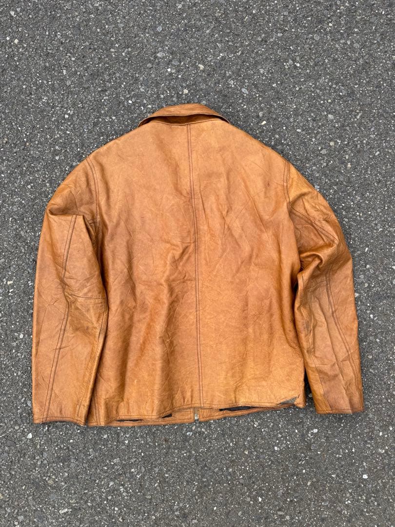 old gap レザージャケット　ブラウン　本革
