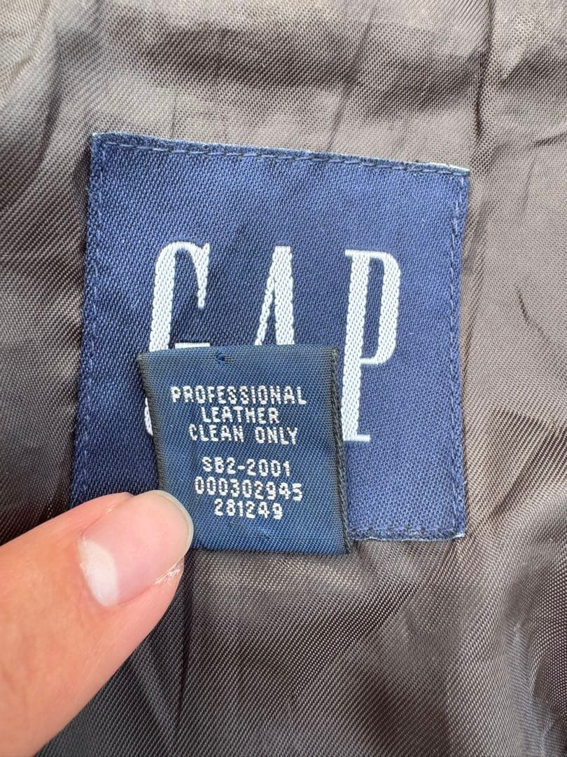 old gap レザージャケット　ブラウン　本革