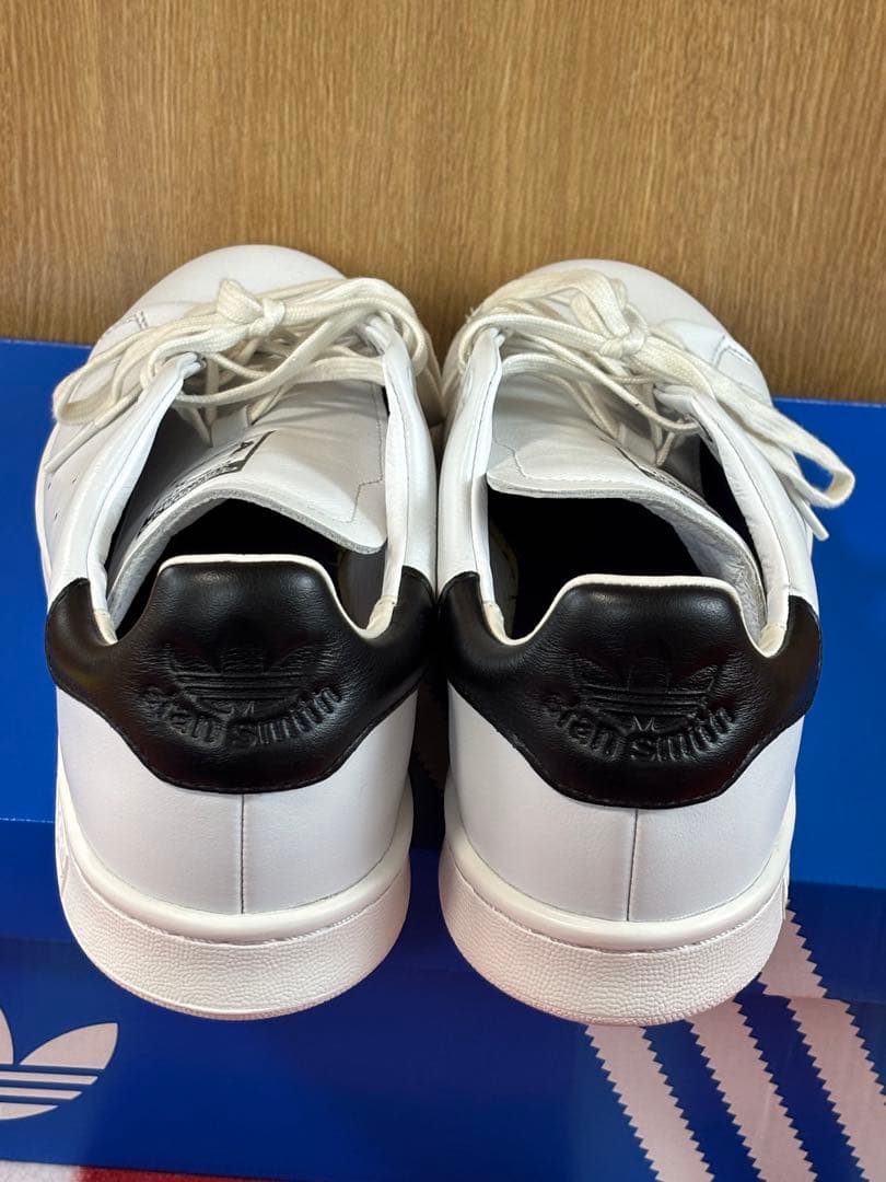 adidas Stan Smith lux ホワイト/ブラック28cm 極美品