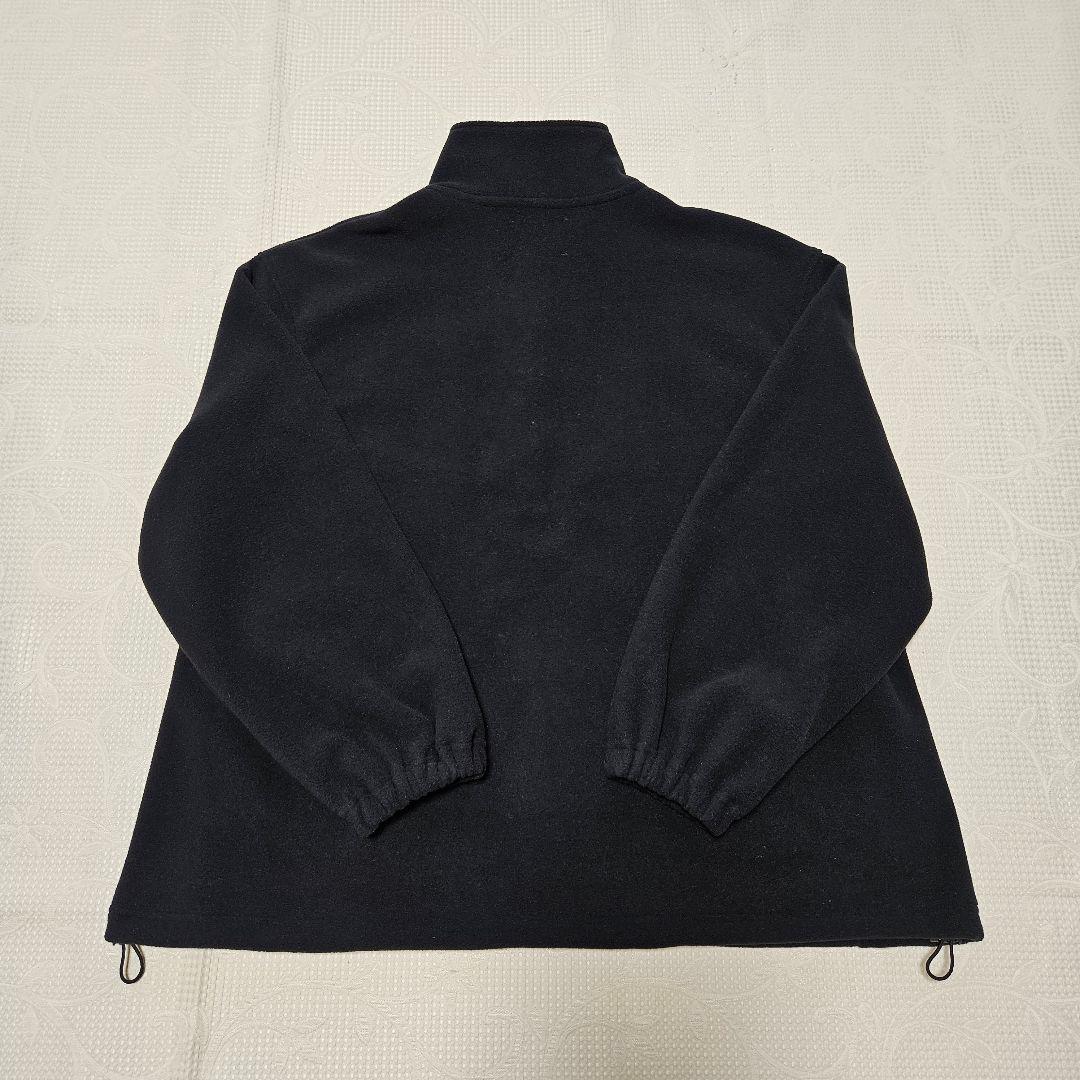 MIDIUMISOLID　ミディウミソリッド　フリースアノラックプルオーバー　黒