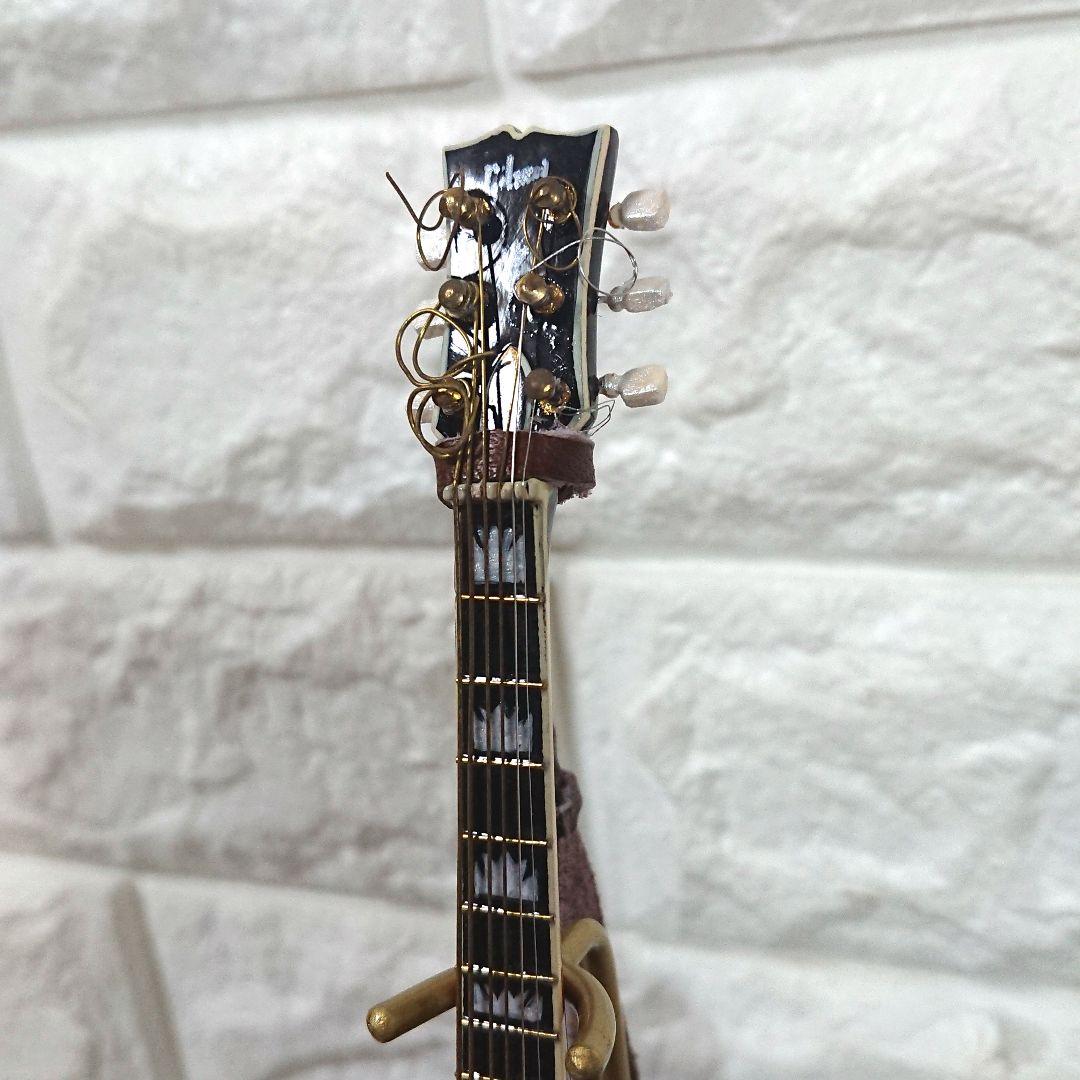 稀少 GIBSON SJ-200 ミニチュアギター 模型 スタンド ケース付