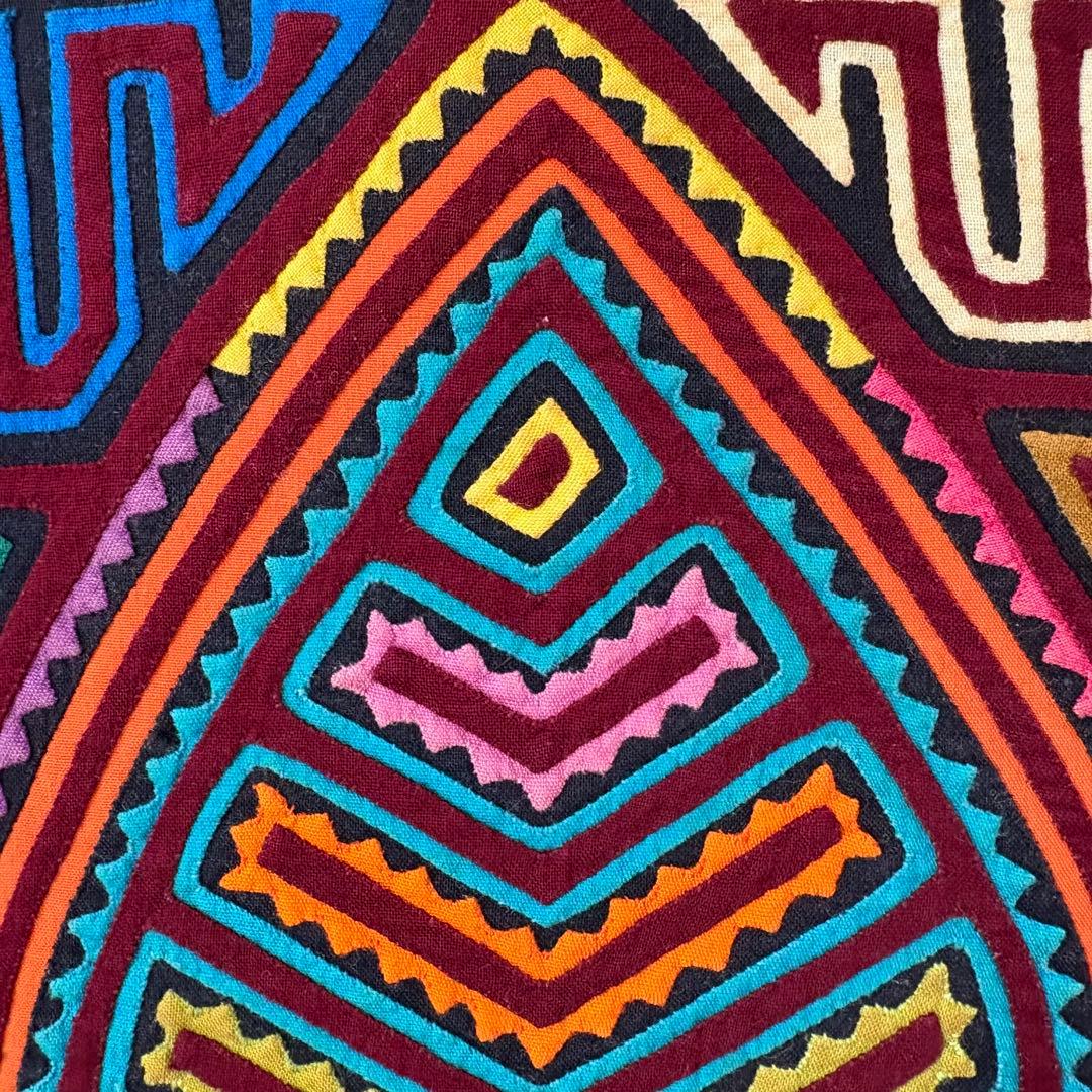 モラ　刺繍　ビンテージ極上品　額装済み