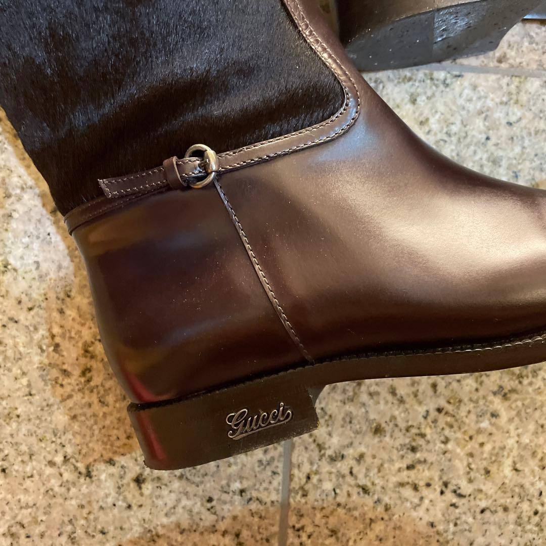 m*o様 【GUCCI】お値下げ不可　ロングブーツ　35 1/2