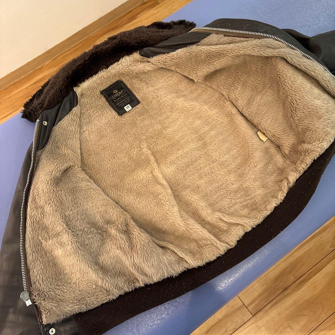 【USA製 80s 】Cooper G1レザージャケット 38 IDEAL本革