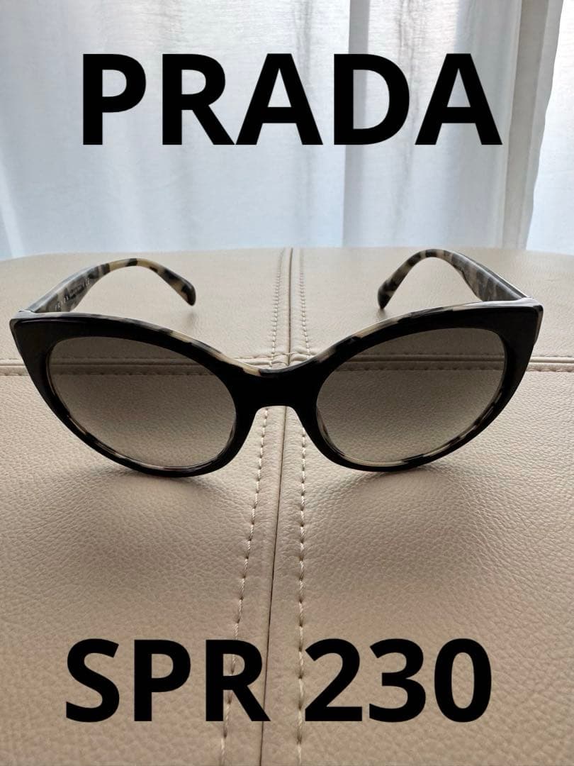 【極美品】PRADA プラダ サングラス キャットアイ SPR 230 鼈甲柄