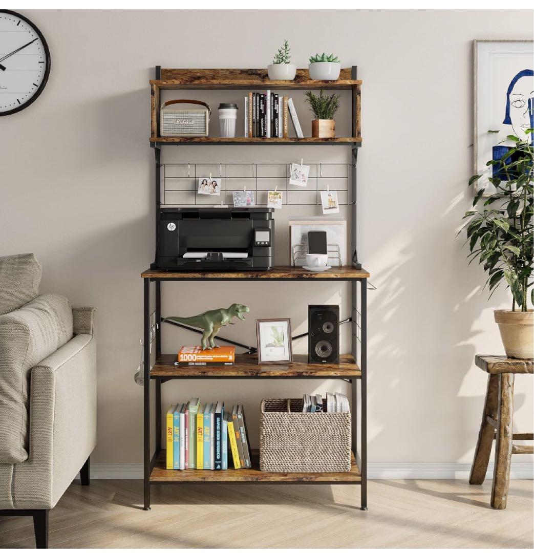 Bestier キッチンラック レンジ台 棚 レンジボード レンジ　幅80cm