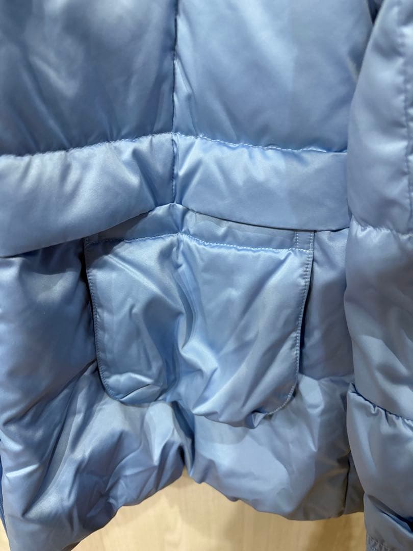 【.Super Beauty 】ダウンコート 42 L〜XL相当 美品 ファー襟