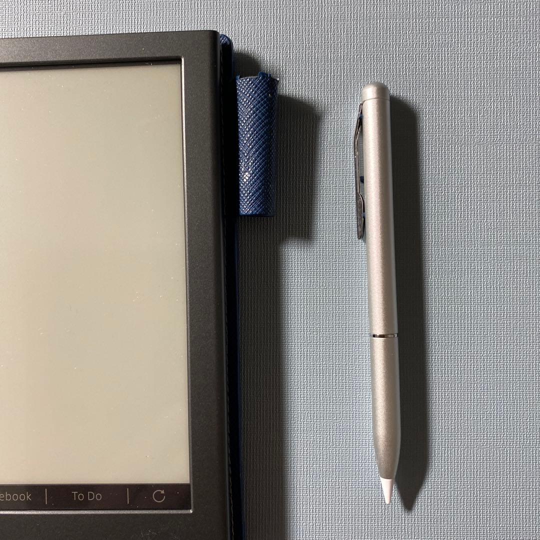 #シャープ電子ノート#SHARP WG−PN1 ブラック系 #表カバー ネイビー