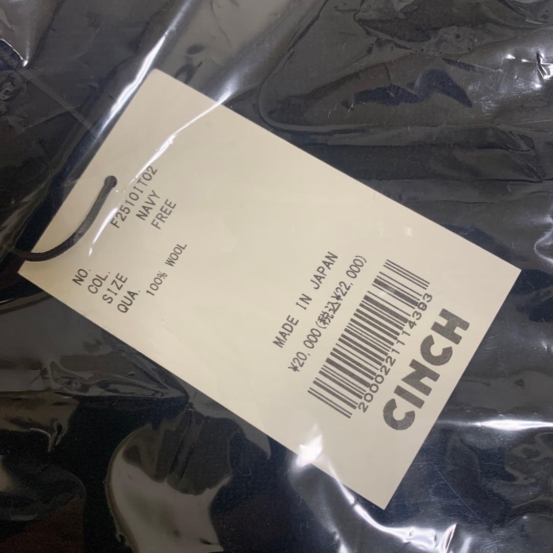 さ*わ様 新品　オブラダ　ニットショール　ニット　ストール　ネイビー　シンチ