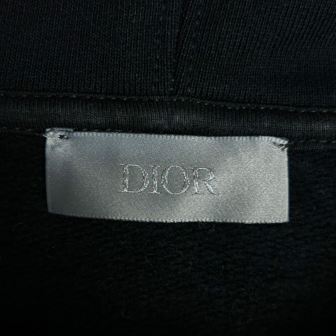 6041【美品・即完売デザイン】ディオール‪☆刺繍ロゴ入りパーカー CDロゴ