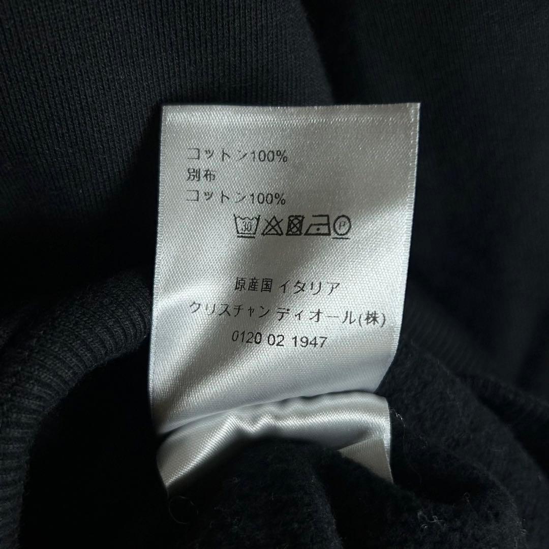 6041【美品・即完売デザイン】ディオール‪☆刺繍ロゴ入りパーカー CDロゴ