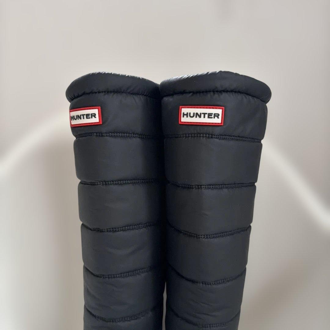 HUNTER スノーブーツ ロングブーツ イントレピッド ブラック