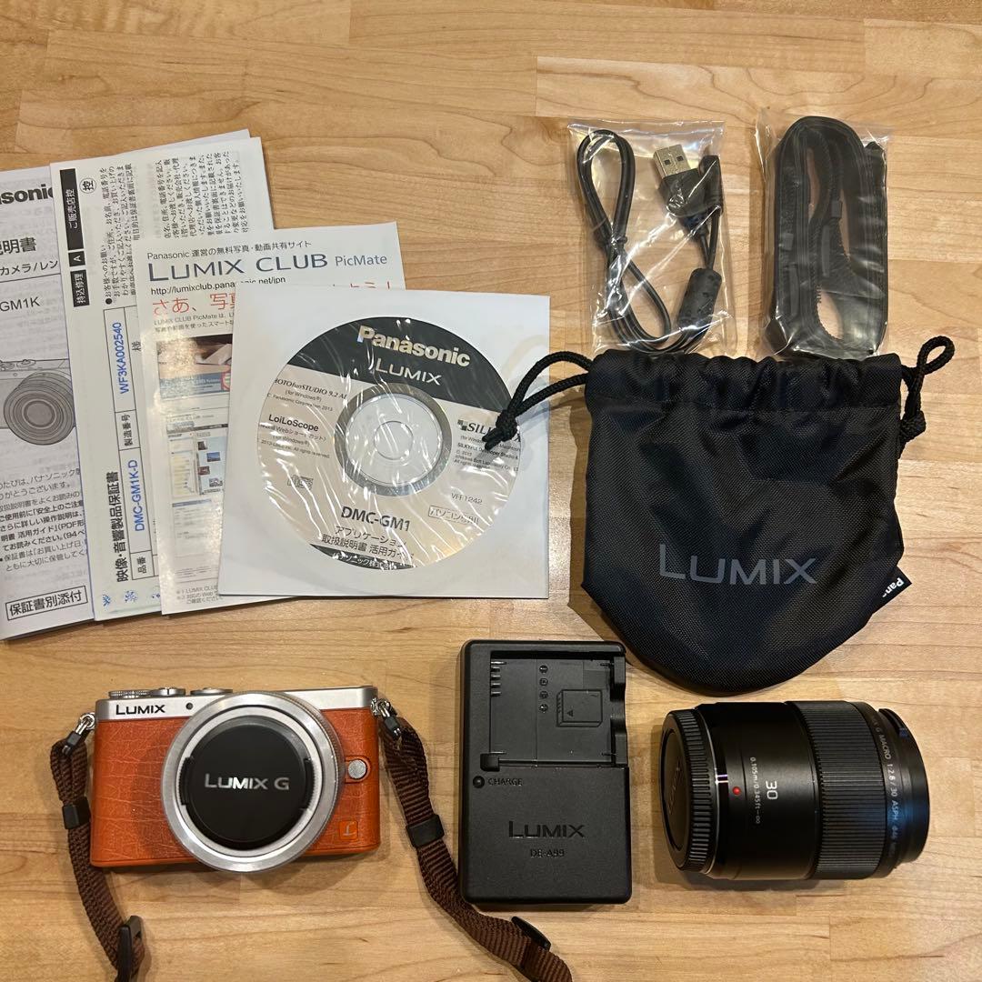 【最終値下げ】Panasonic LUMIX GM1K シルバー/ブラウン