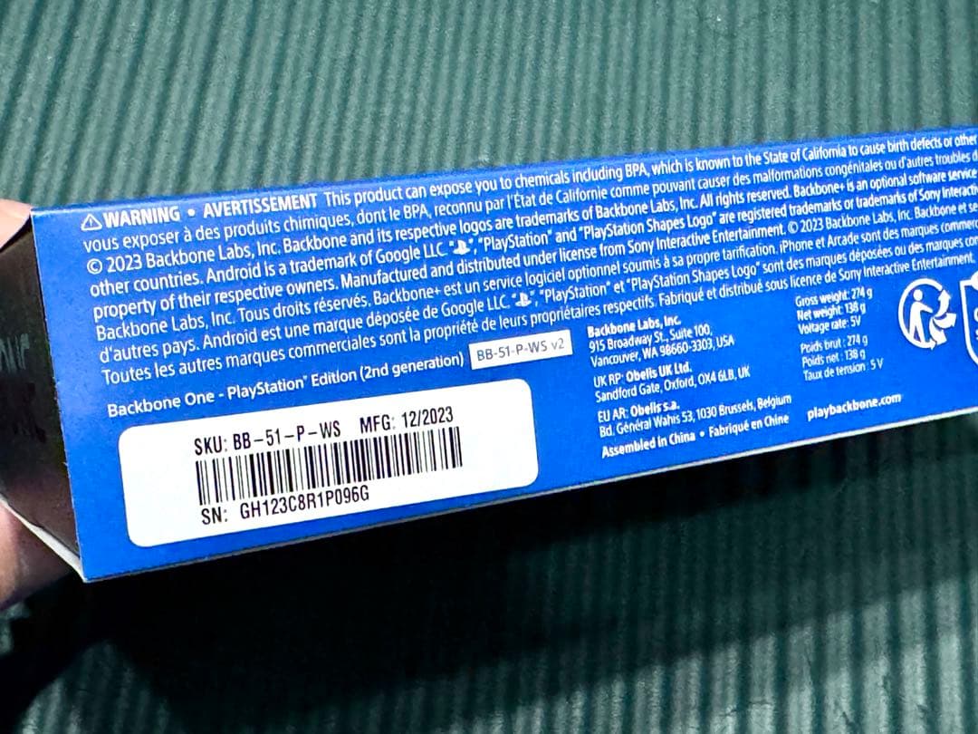 Backbone one コントローラー （第二世代USB-Cタイプ）