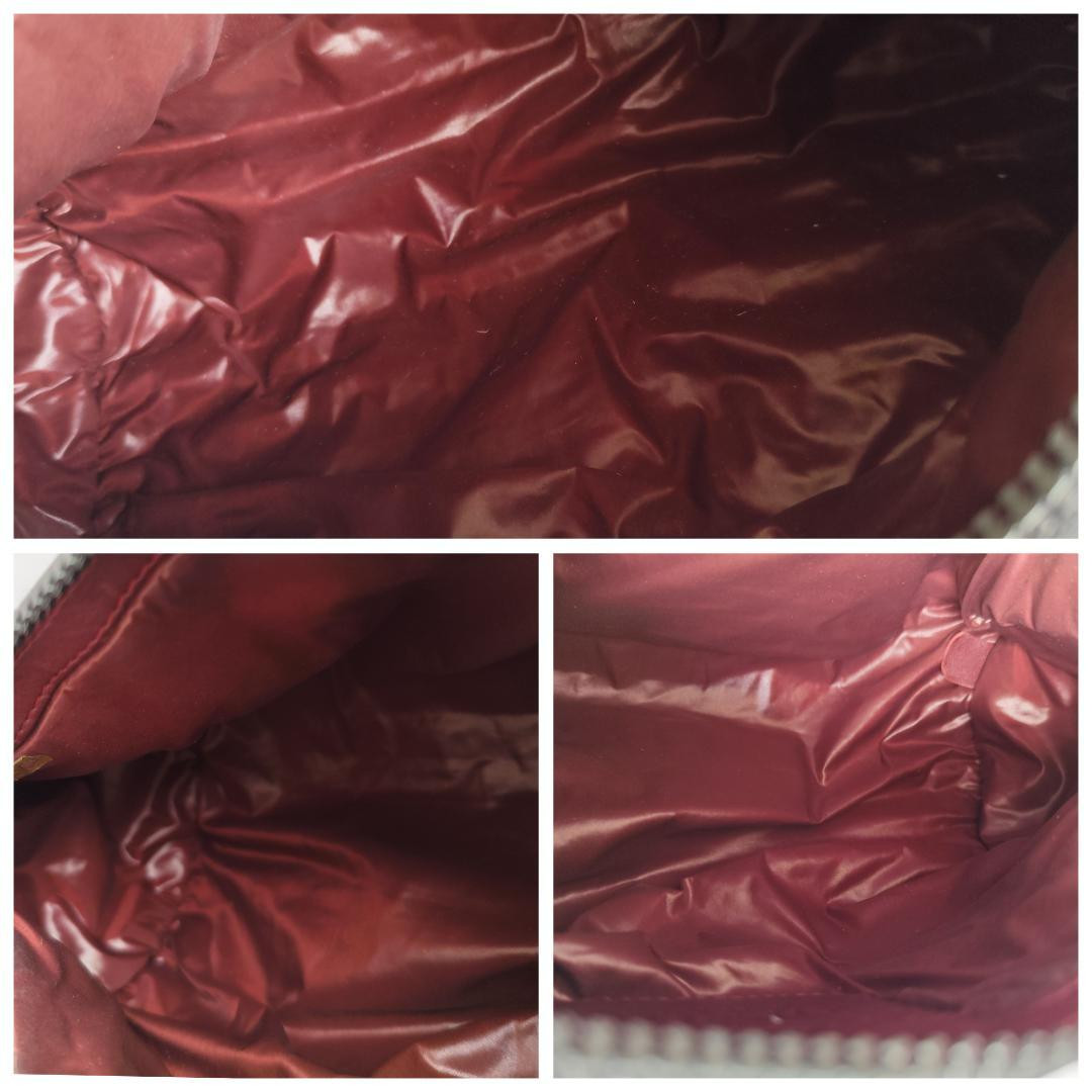 鑑定済良品シャネル コココクーン ナイロンポーチ 筒型 ポシェット 黒 13番台