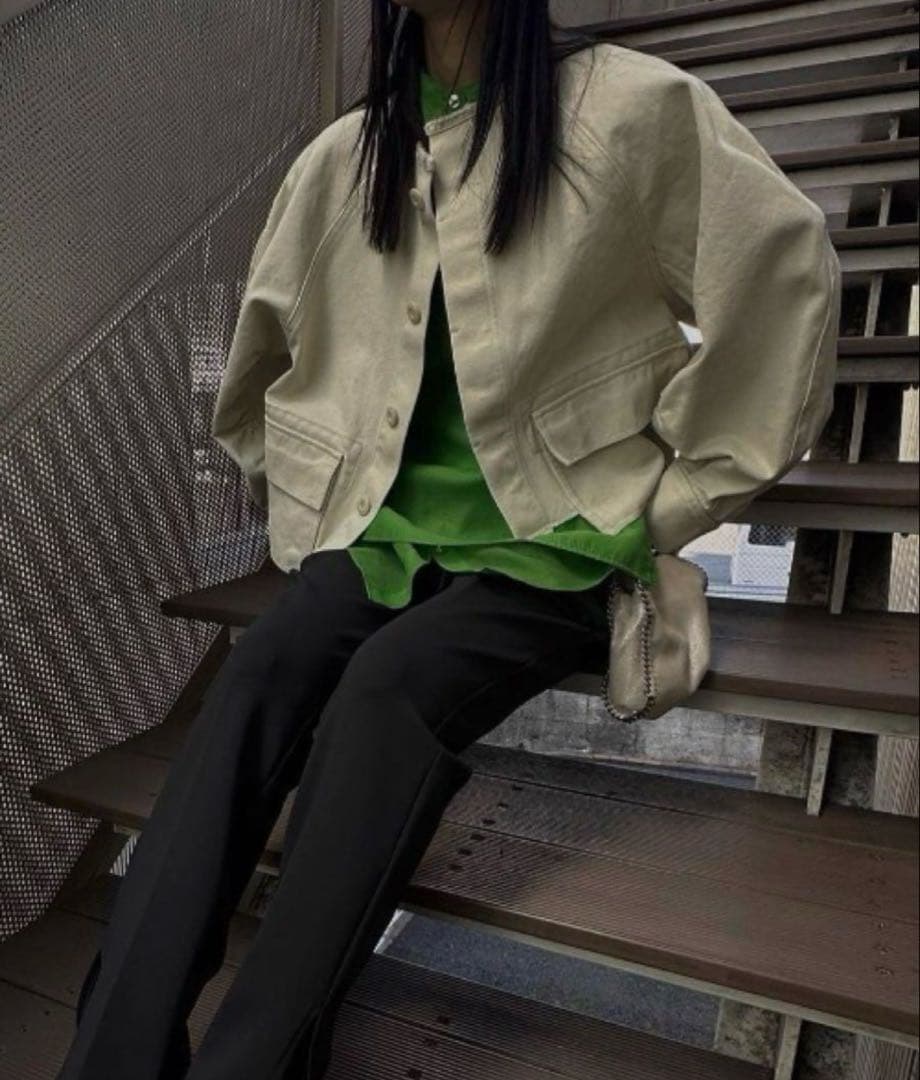 Ameri MILITARY CURVE BLOUSON ジャケット