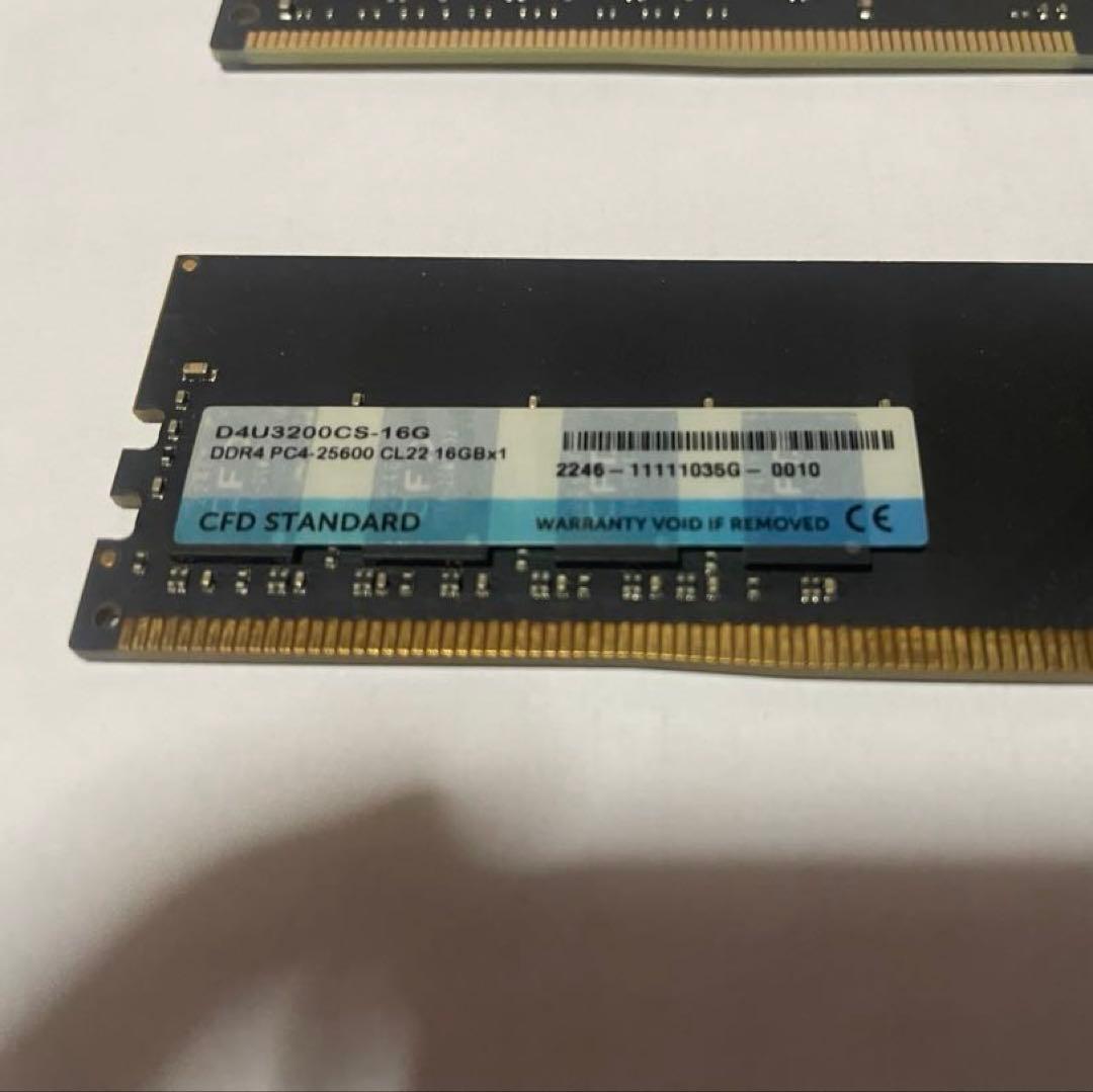 CFD D4U3200CS-16G DDR4 メモリ 16GB×2