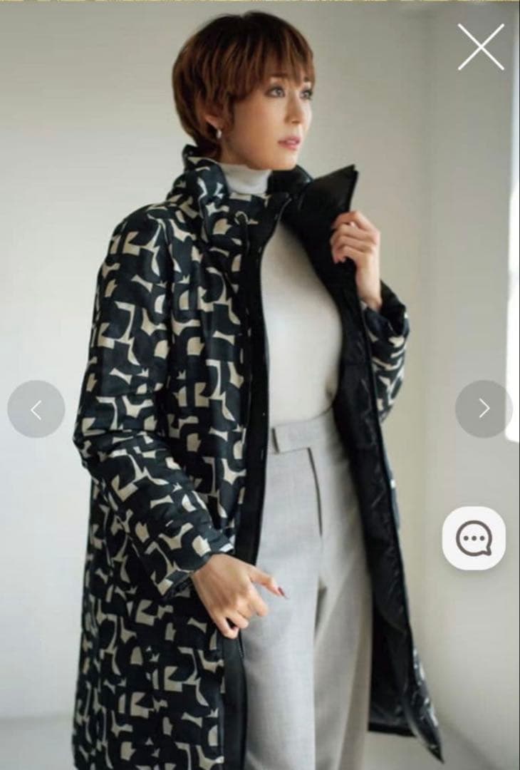 ドゥクラッセ リバーシブルコート XL