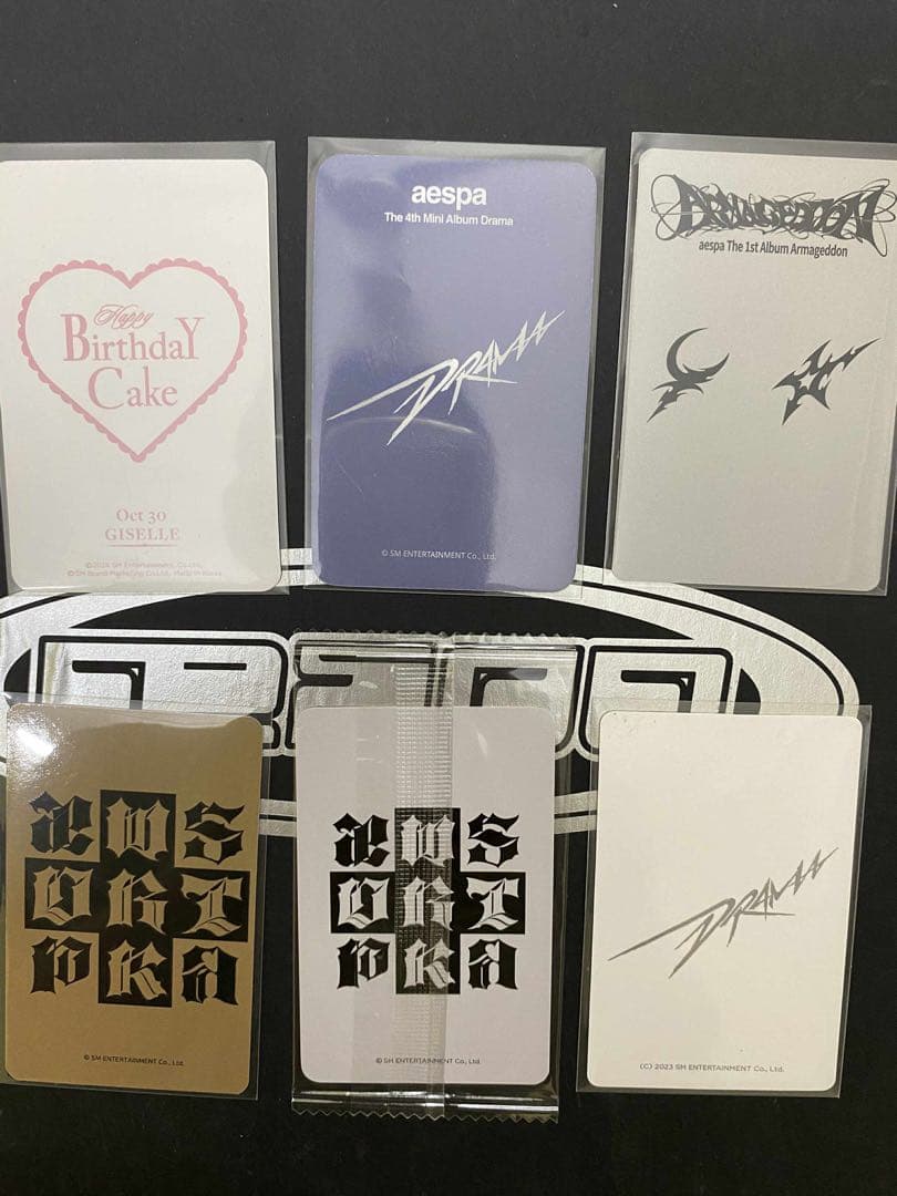aespa ジゼル ウィンター ワーナー特典ユニットトレカ