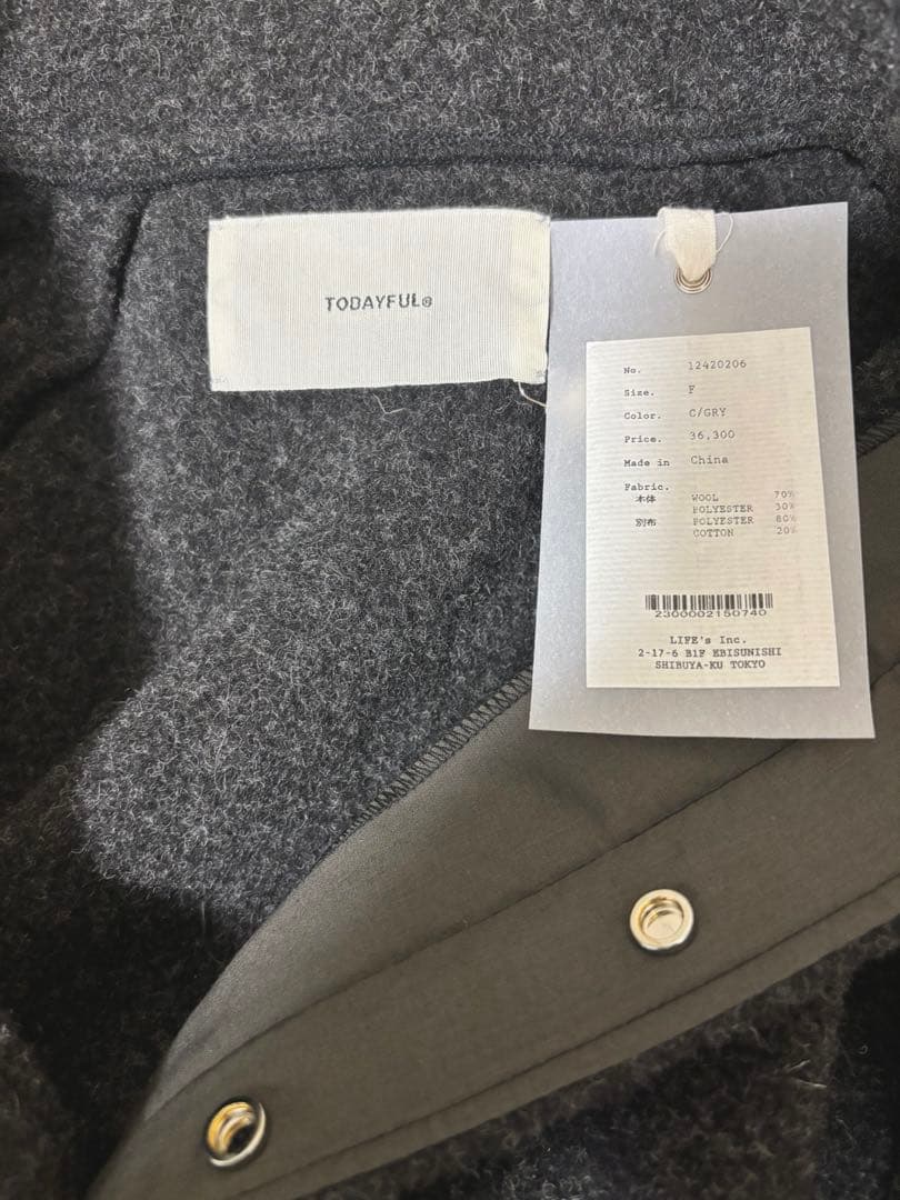 新品未使用 TODAYFUL Halfbotton Wool Pullover