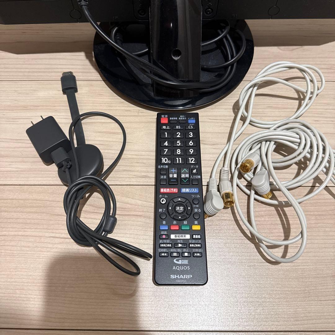 SHARP AQUOS 2018年製 24インチ テレビ クロムキャスト付き可