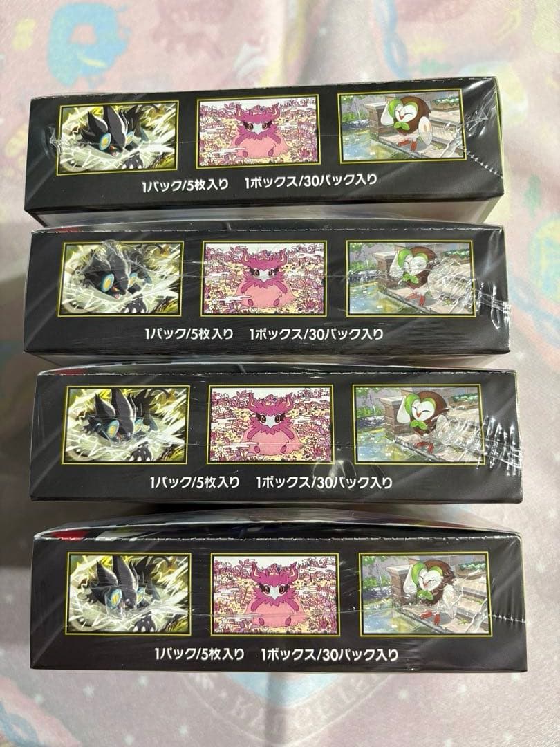 【新品未開封✴︎シュリンク付き！】ポケモンカードゲーム ムニキスゼロ4ボックス