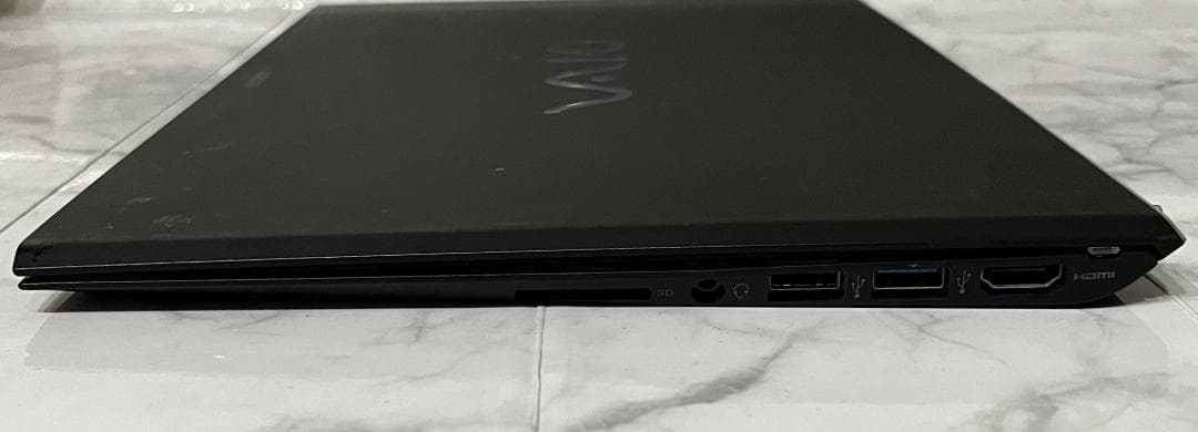 【SONY】VAIO 高性能i7 新品SSD256GB 4GB 黒ノートPC