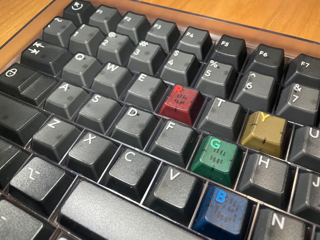 PBTfans Retro Dark Lights キーキャップ