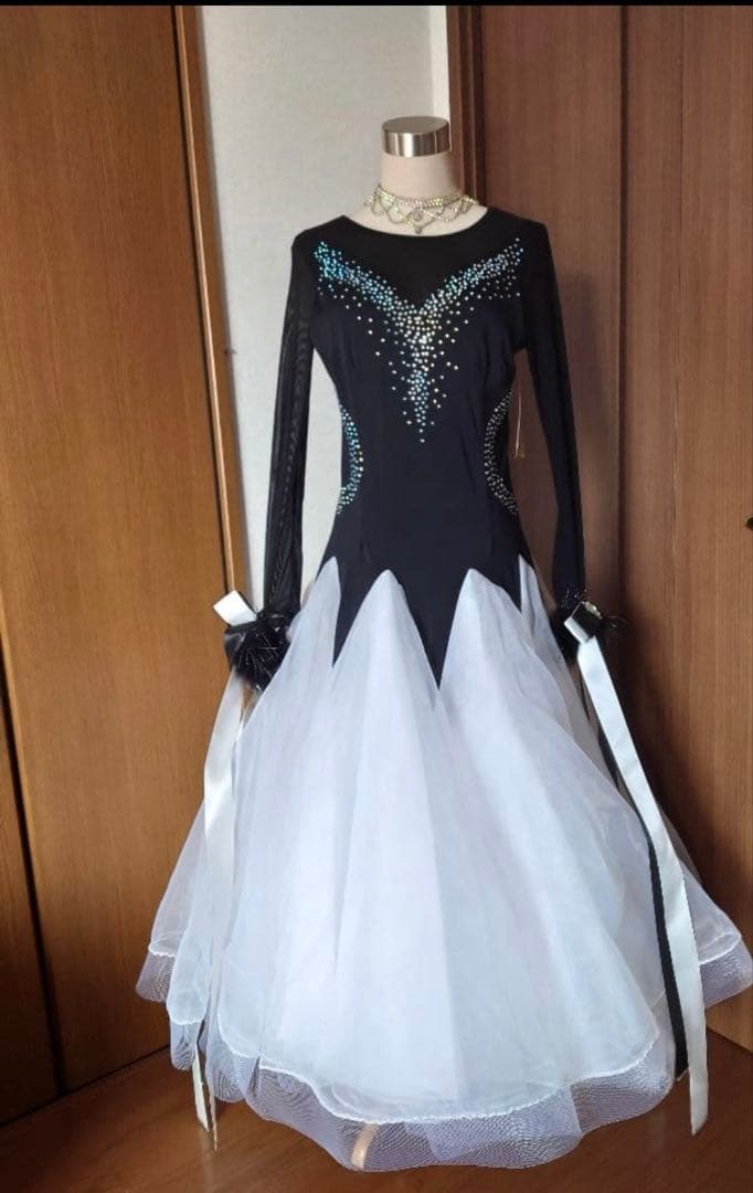 社交ダンス　スタンダードドレス　モダン　パーティーデモ　XXL