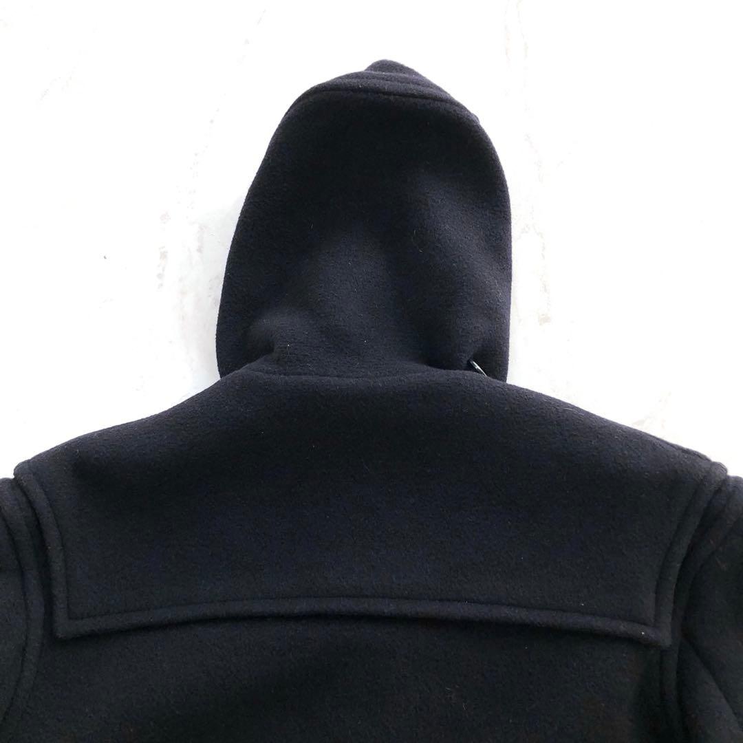 ✨美品✨バーバリー ダッフルコート ノバチェック ネイビー ウール Lサイズ