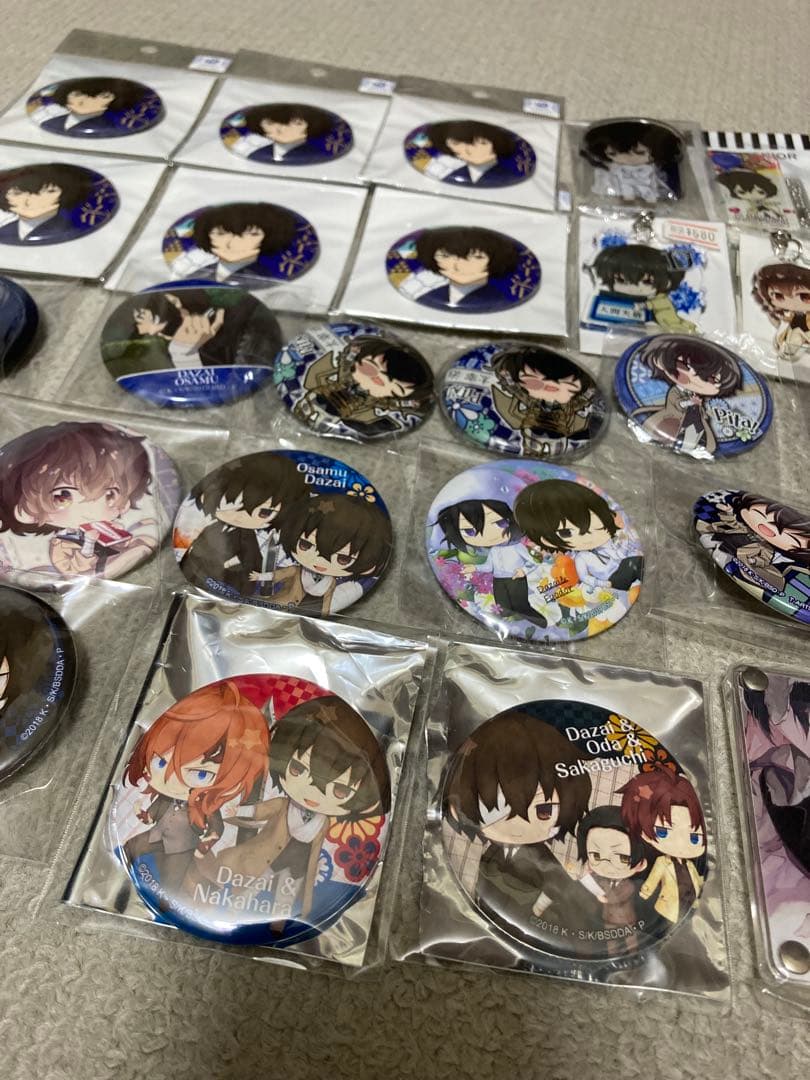 ま*可様 文豪ストレイドッグス　太宰治　缶バッジ　まとめ売り