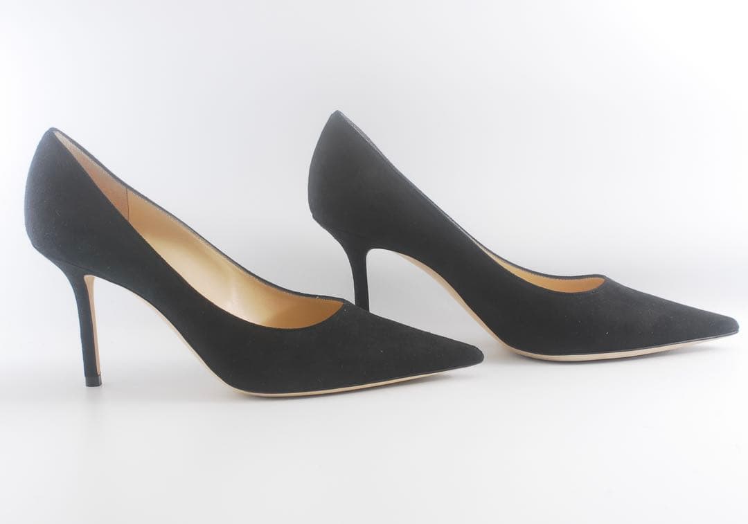 美品＊JIMMY CHOO＊ジミーチュウ＊23.5cm＊スエード＊ヒール