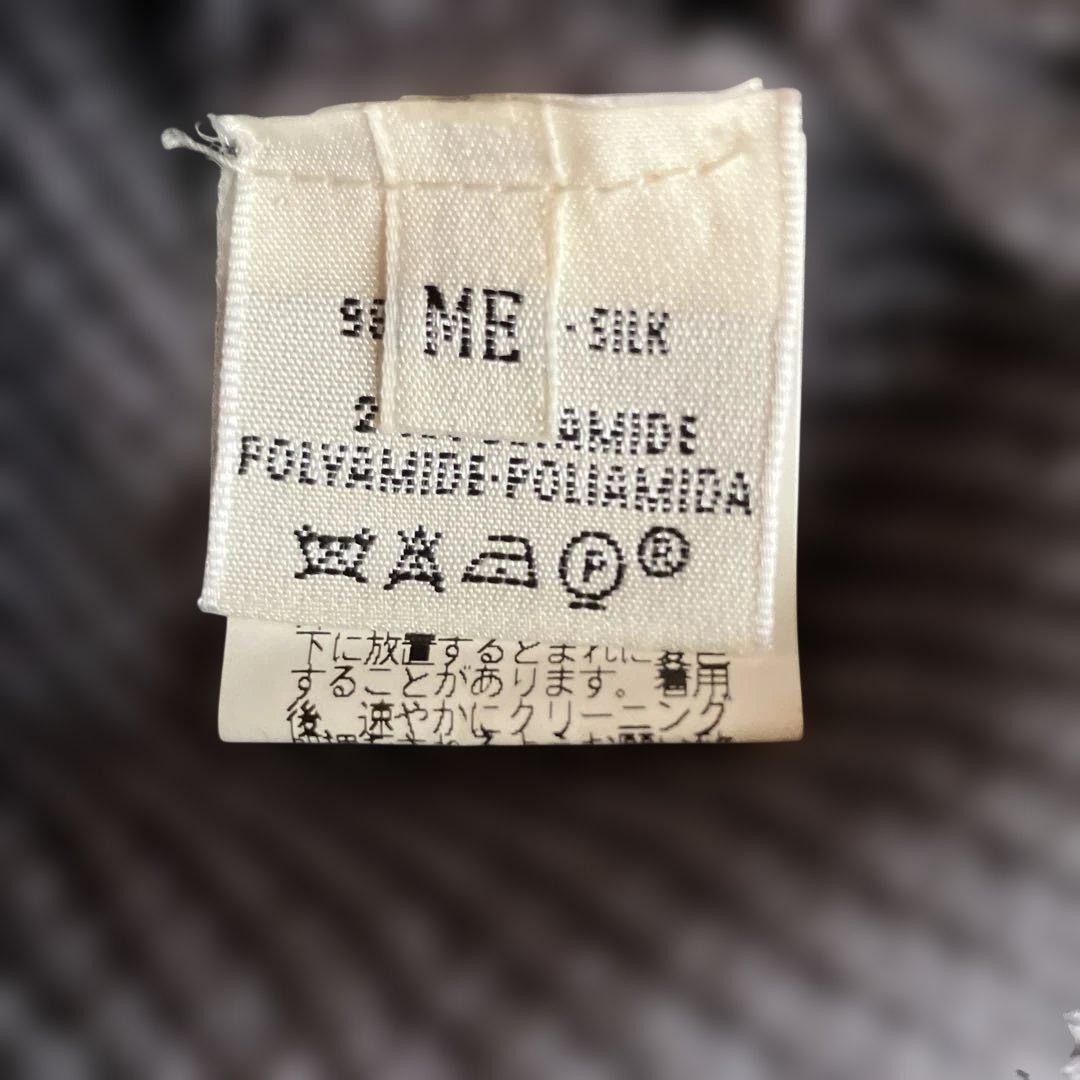 HERMÈS マルジェラ Hロゴボタン グレー ノースリーブ