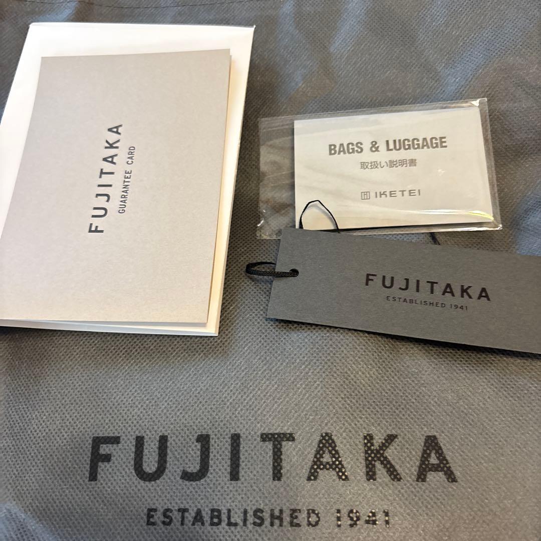FUJITAKA かぶせ レザーショルダーバッグ スモール 美品