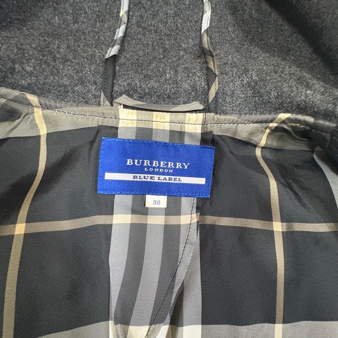 極美品✨ バーバリーブルーレーベル ショート　ダッフルコート チェックY2K