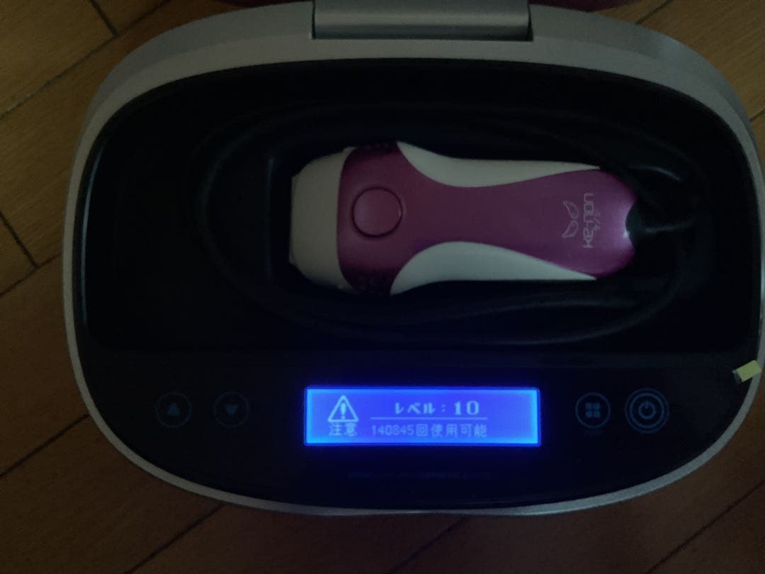 ケノンver.7.2 脱毛器 プレミアムカートリッジ、サングラス付き